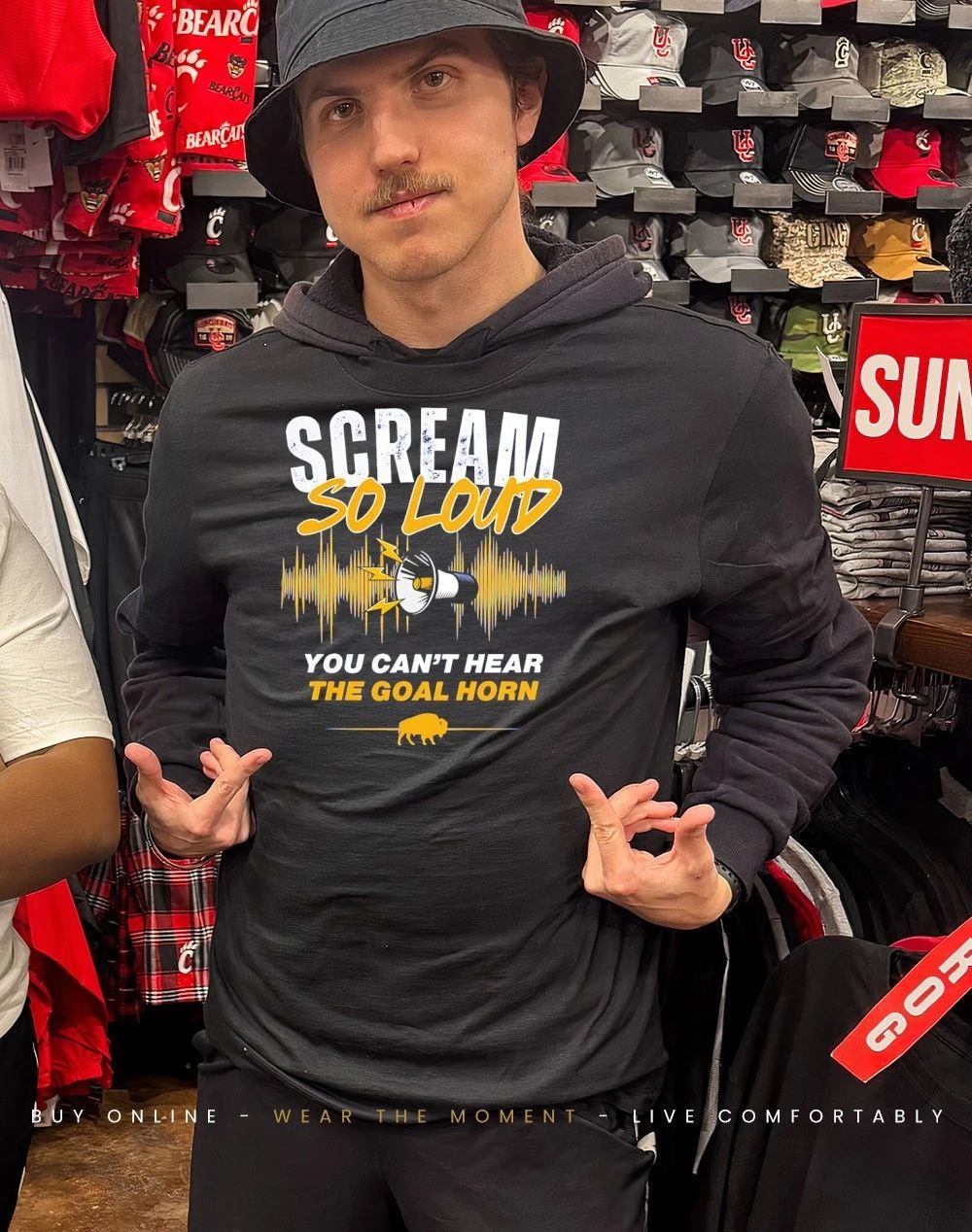 Scream So Loud you can’t hear the goal horn Buffalo Sabers shirt
