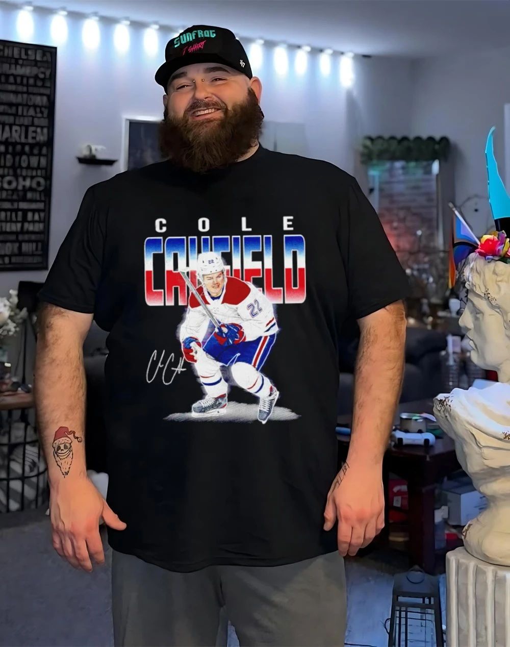 Cole Caufield Montreal Canadiens Player Name signature shirt
