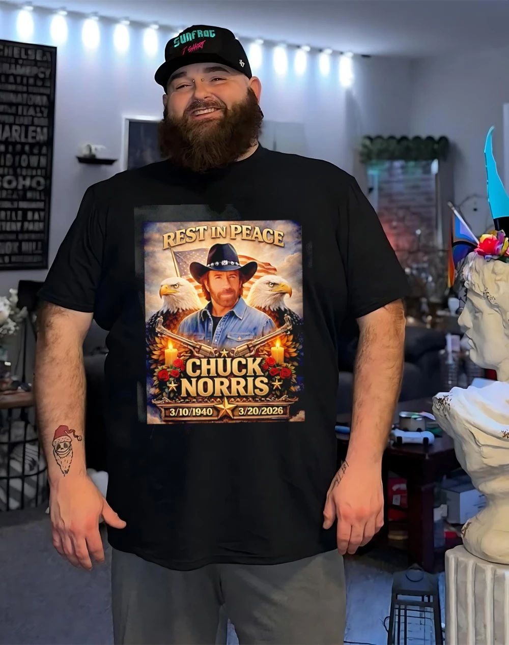 Chuck Norris Rest in Peace RIP 1940-2026 shirt