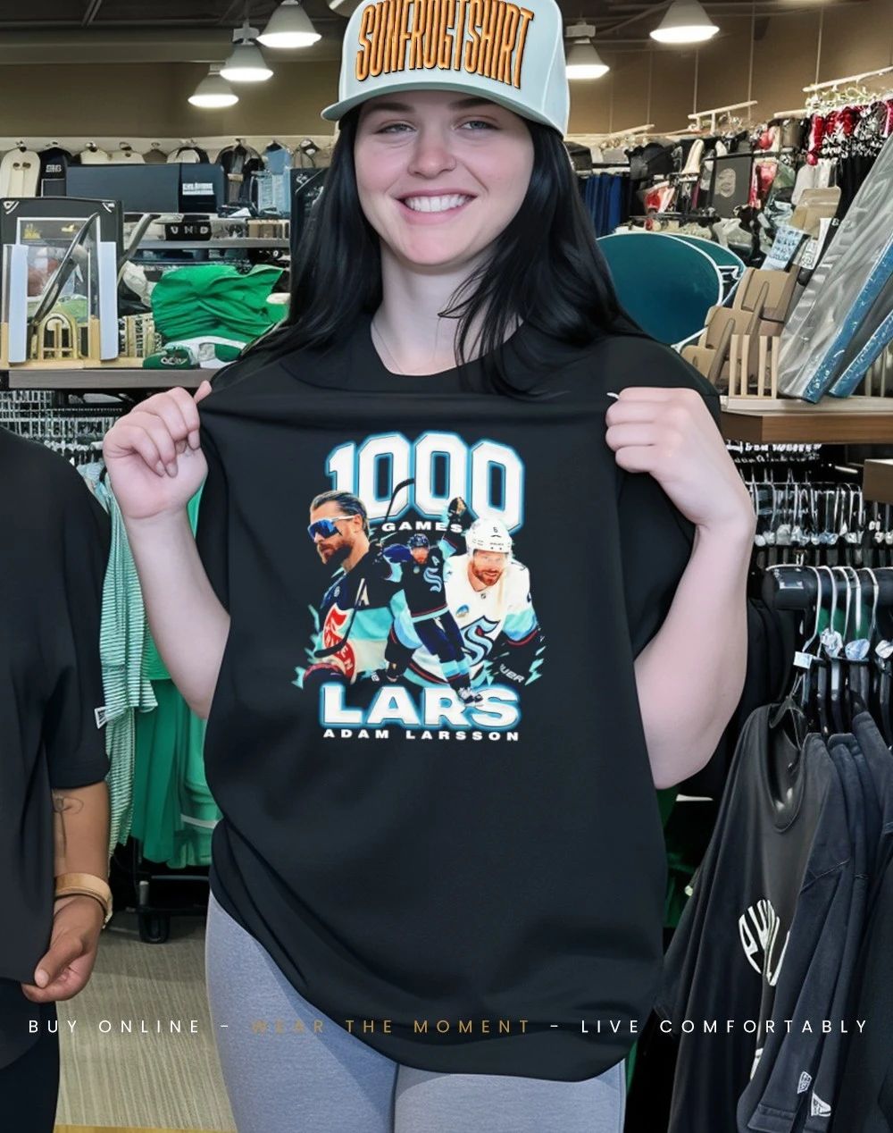 Adam Larsson 1000 Games Lars Shirt