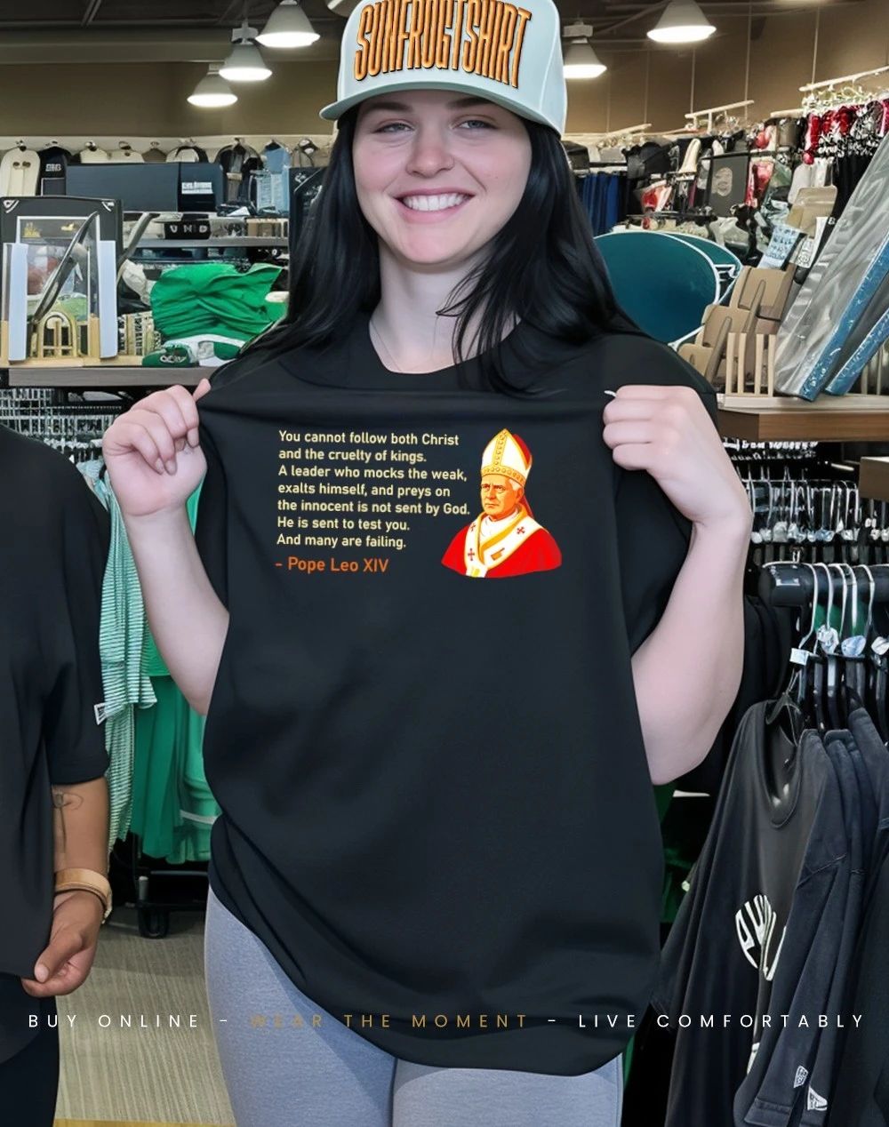 Pope Leo XIV You cannot follow both Christ and the cruelty of Kings shirt