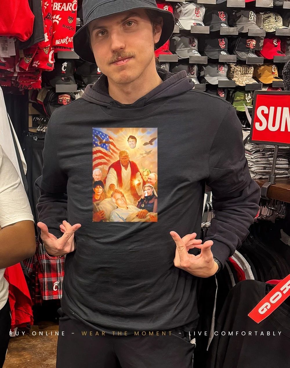 Jesus Trump on X meme shirt
