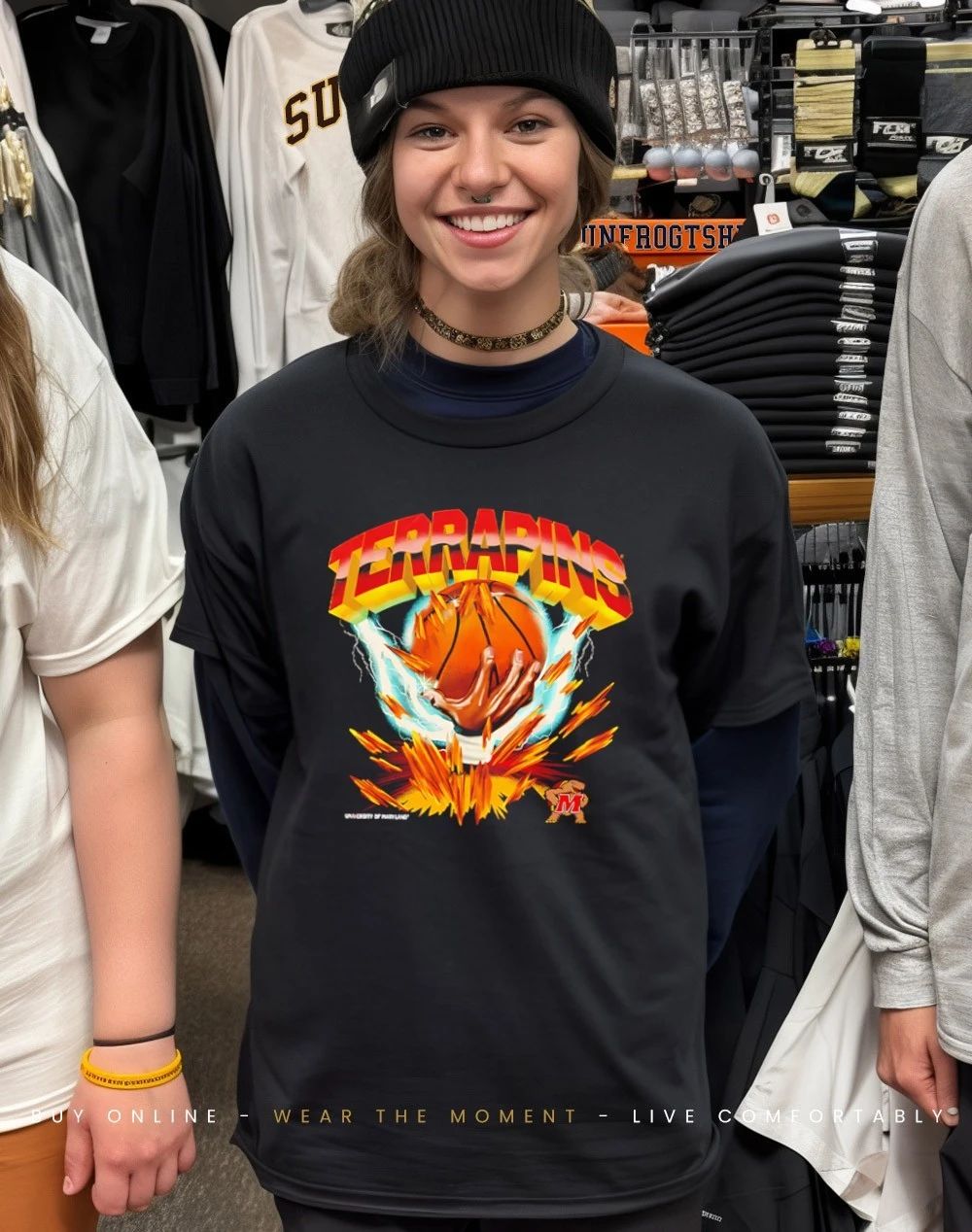 Saylor Poffenbarger Maryland Women’s Basketball NCAA Vintage Shersey shirt
