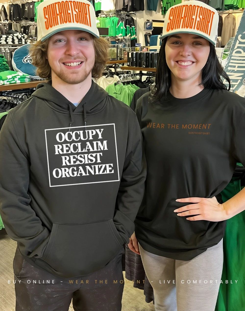 Occupy reclaim resist organize shirt