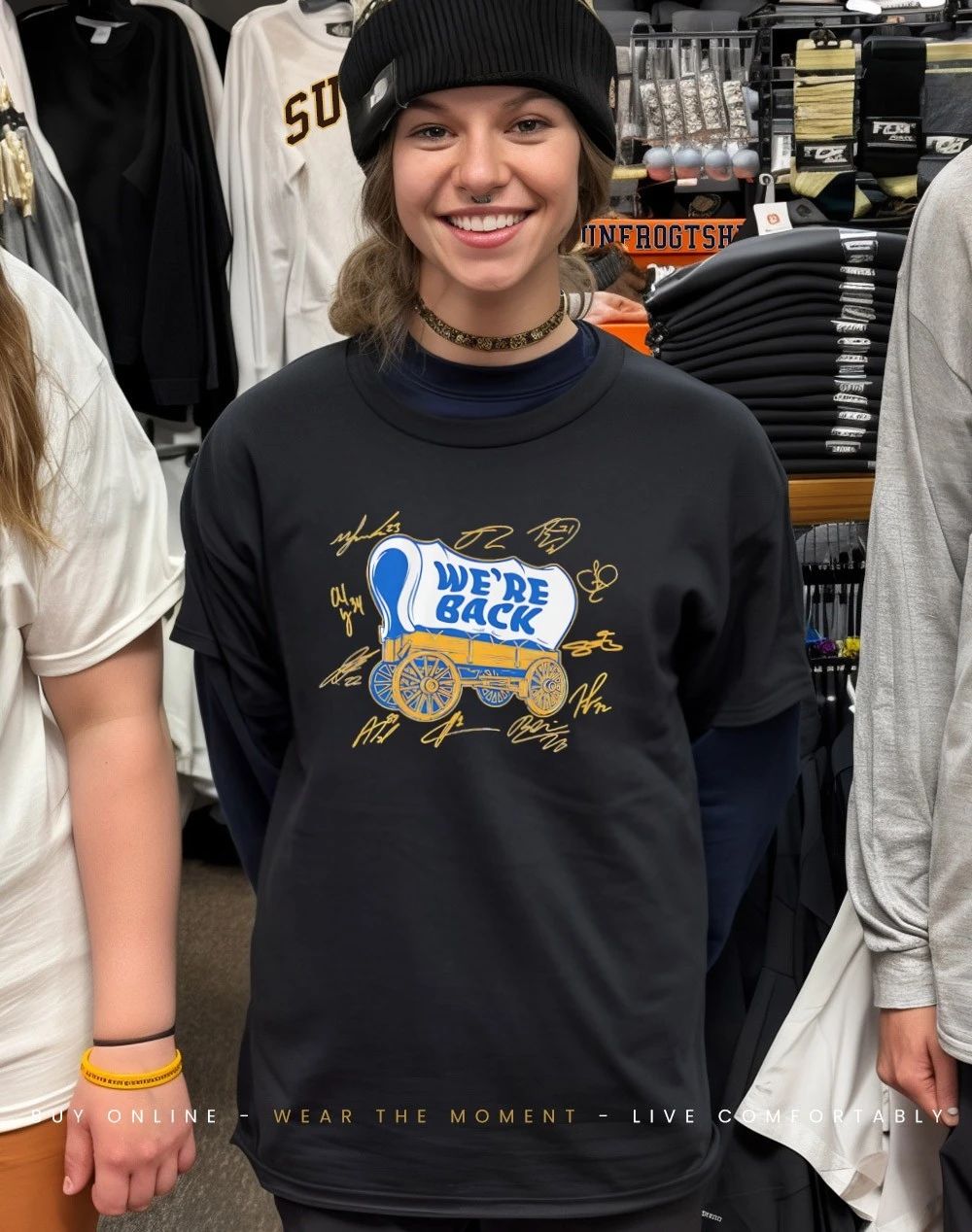 Buffalo Sabres Hockey Wagon We’re Back signatures shirt