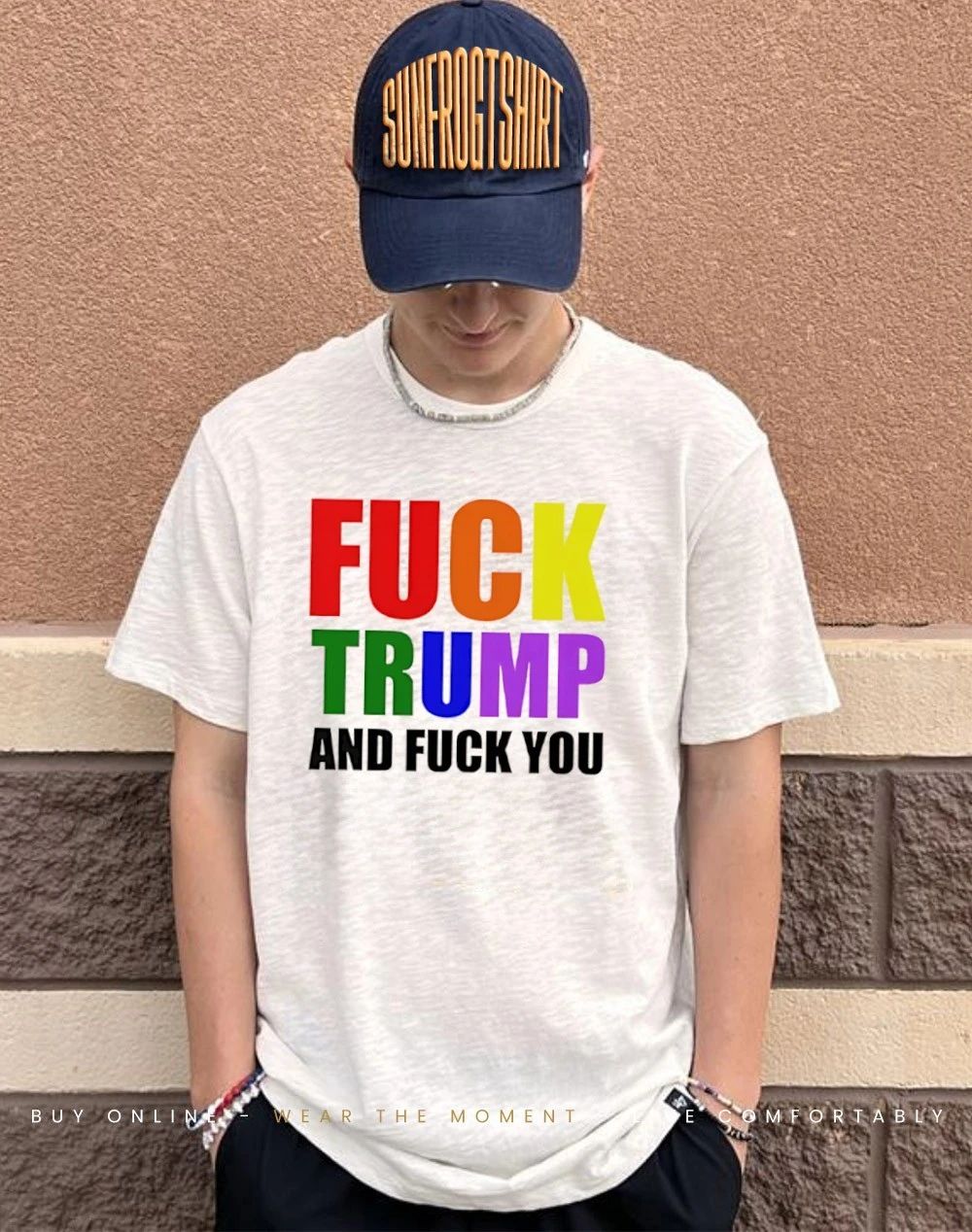 Fuck Trump and fuck you shirt