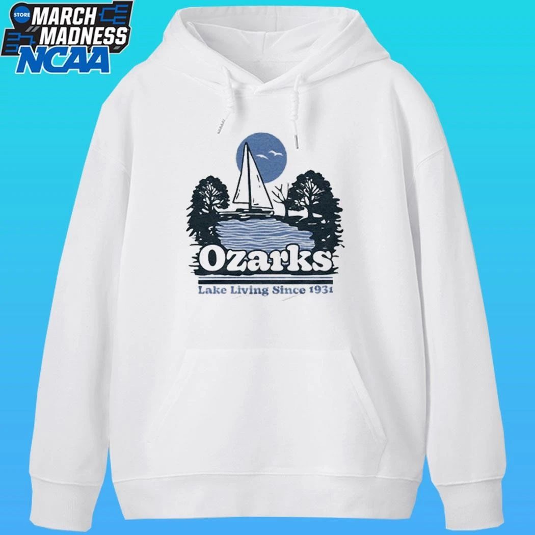 Ozarks Lake Living Since 1931 Blue Vintage Shirt