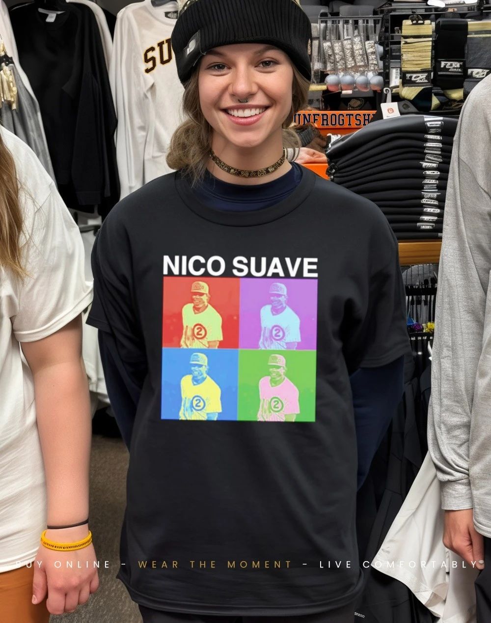 Nico Hoerner Nico Suave Chicago Cubs retro shirt