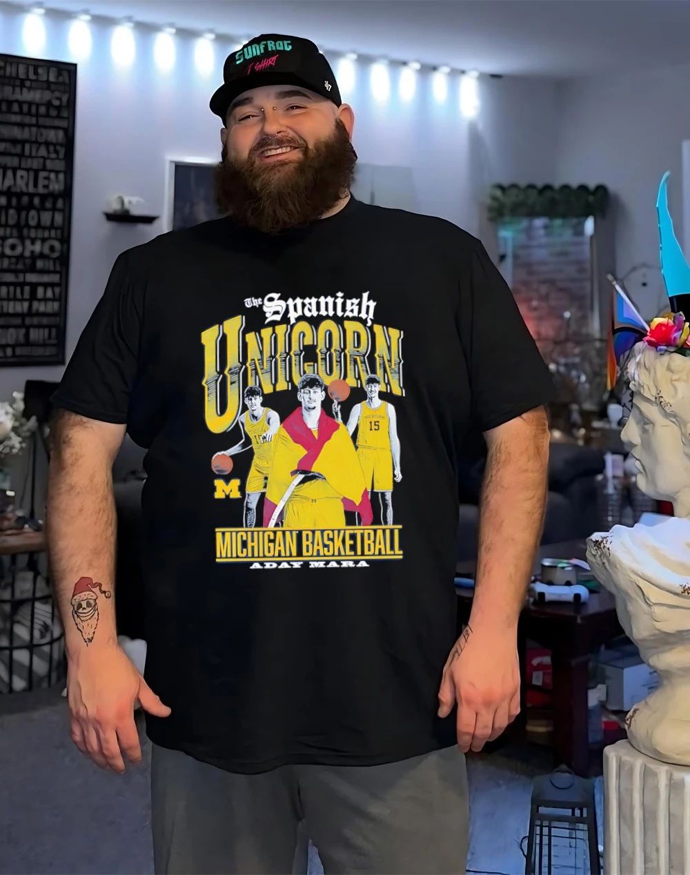 Aday Mara Michigan Wolverines The Spanish Unicorn graphic shirt