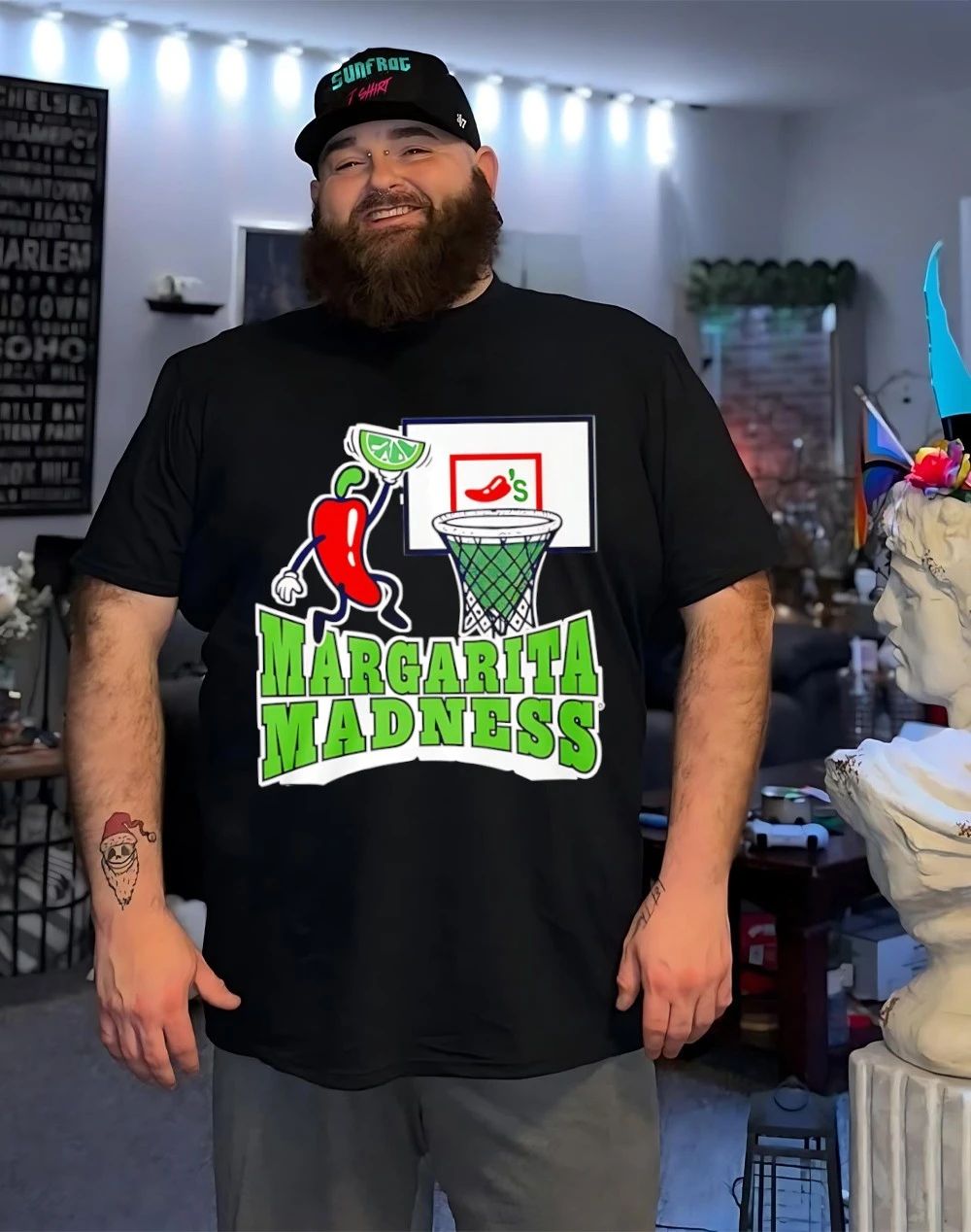 Margarita Madness Basketball Chilli shirt