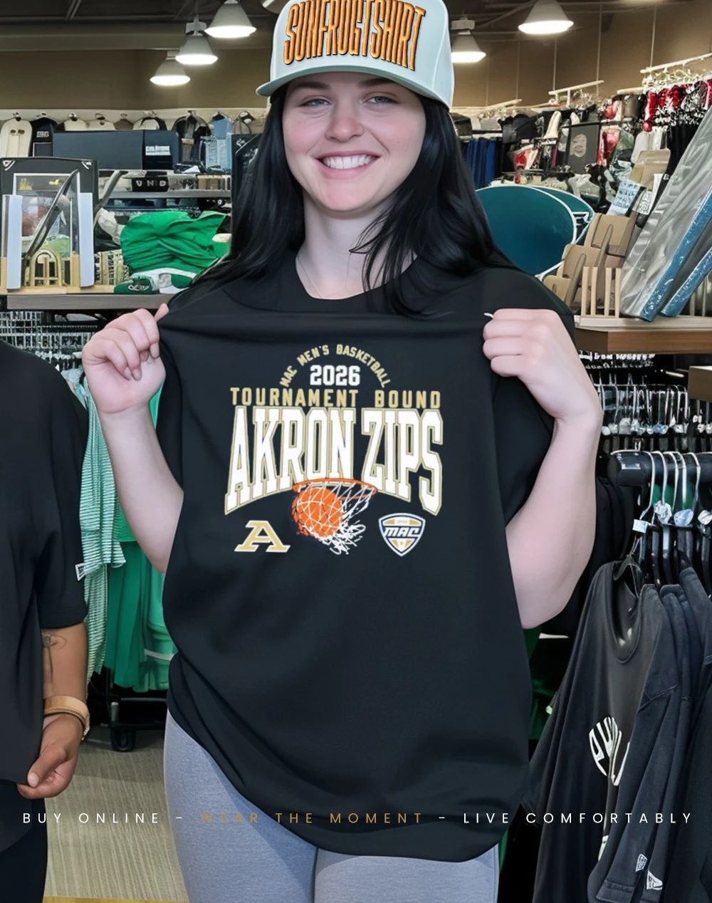 Akron Zips Summit Sportswear MAC 2026 MBB Tournament Bound shirt