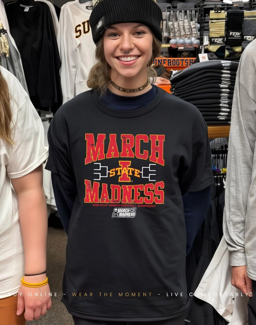 Iowa State Cyclones WBB 2026 March Madness logo shirt