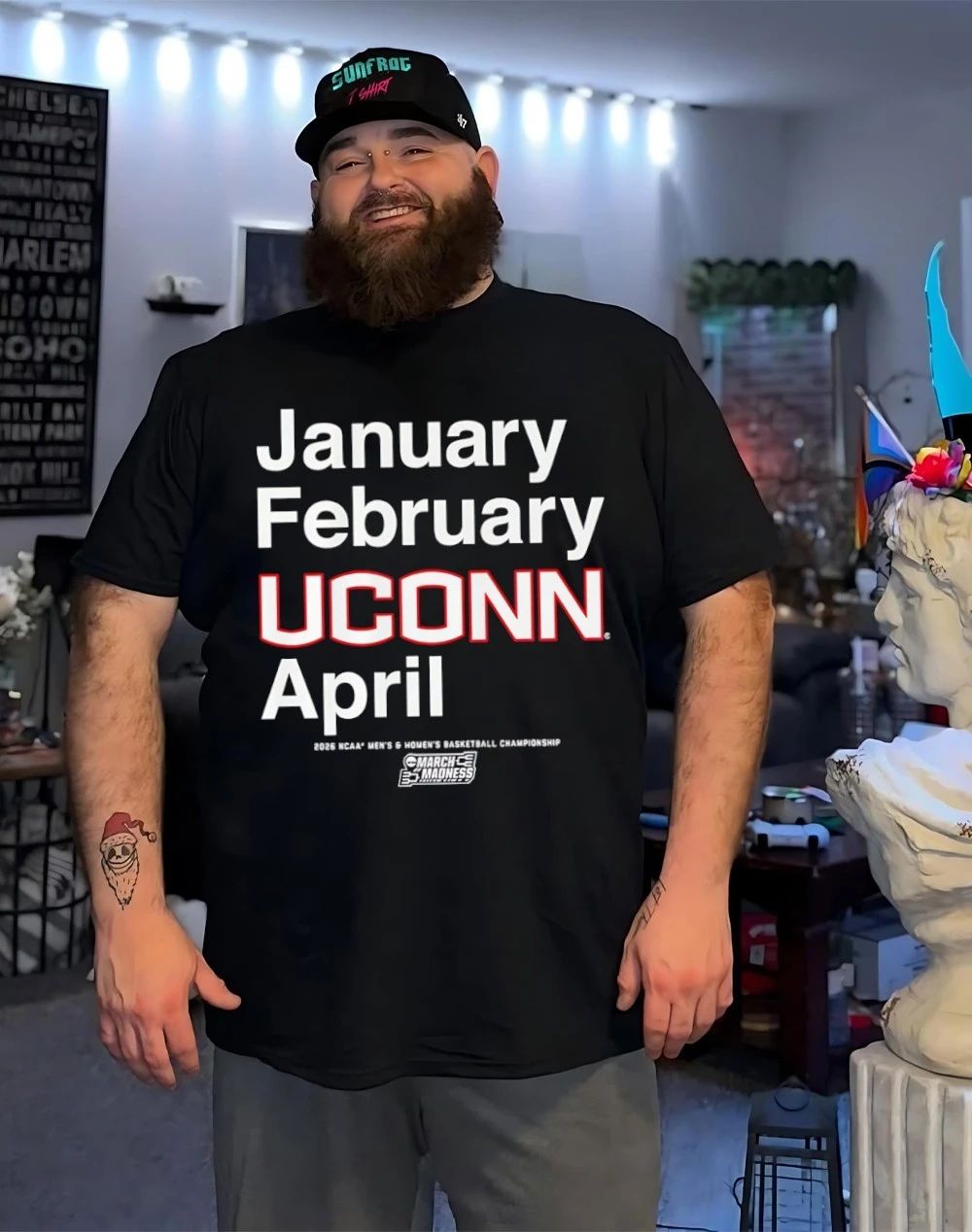 UConn Huskies MBB & WBB 2026 March Madness Month January February UConn April shirt
