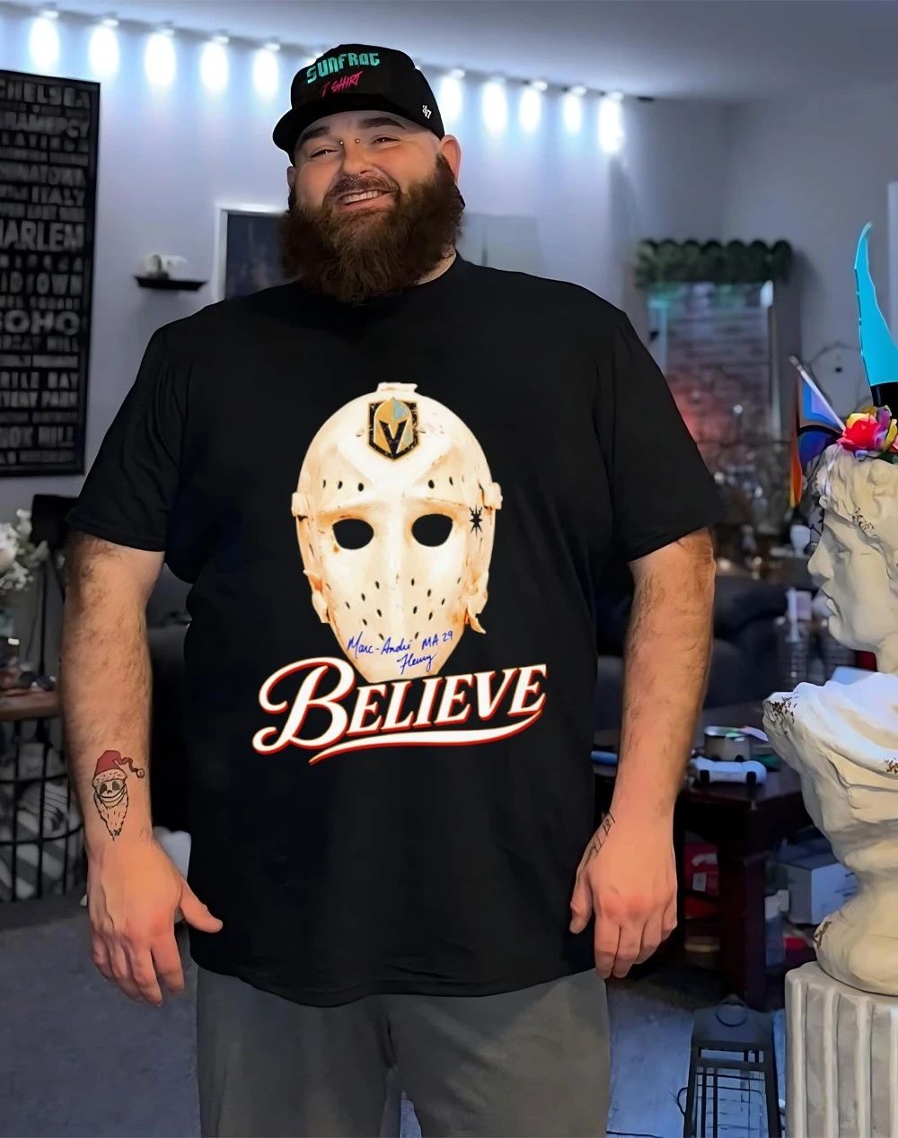 Believe Mask Vegas Golden Knights shirt