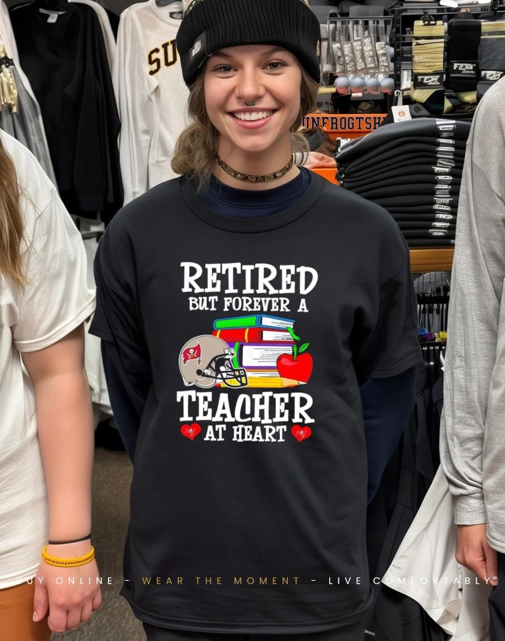 Tampa Bay Buccaneers Retired But Forever a Teacher At Heart shirt