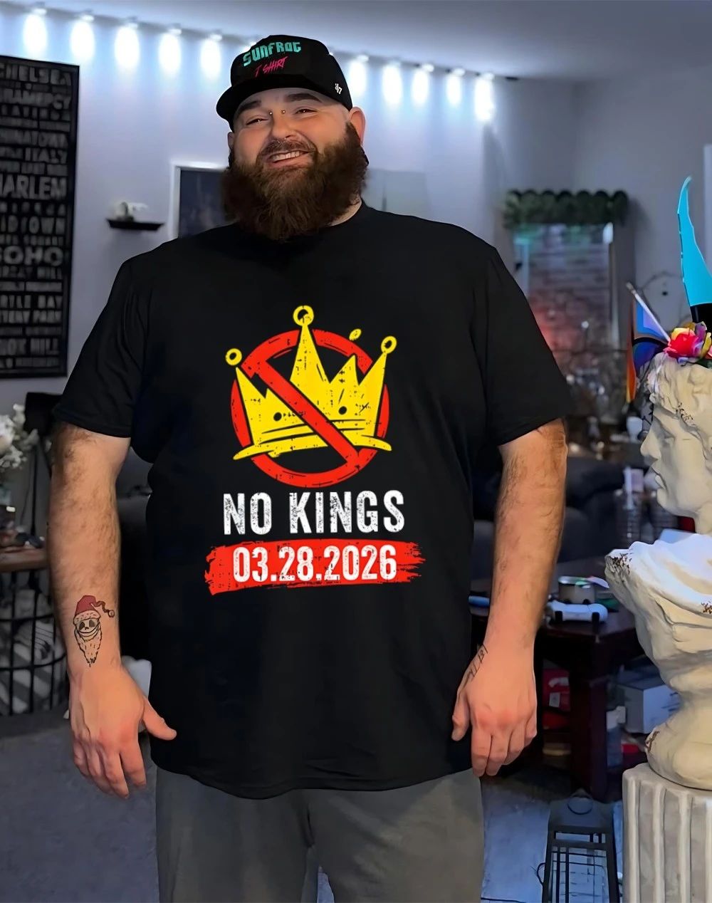 No Kings 3.28.2026 anti Trump shirt