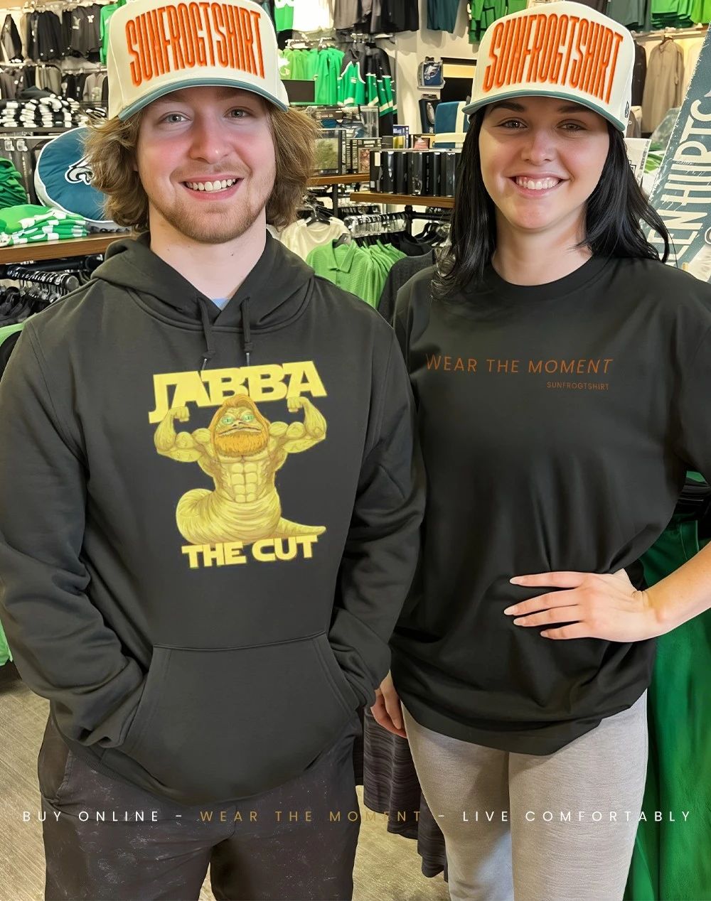 Jabba The Cut flexing muscle shirt