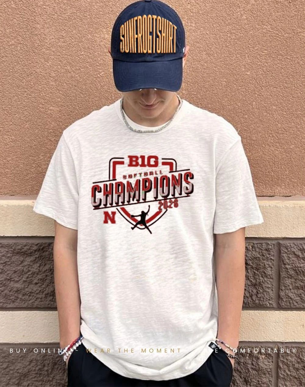 Nebraska Cornhuskers 2026 BIG Softball Champions logo shirt
