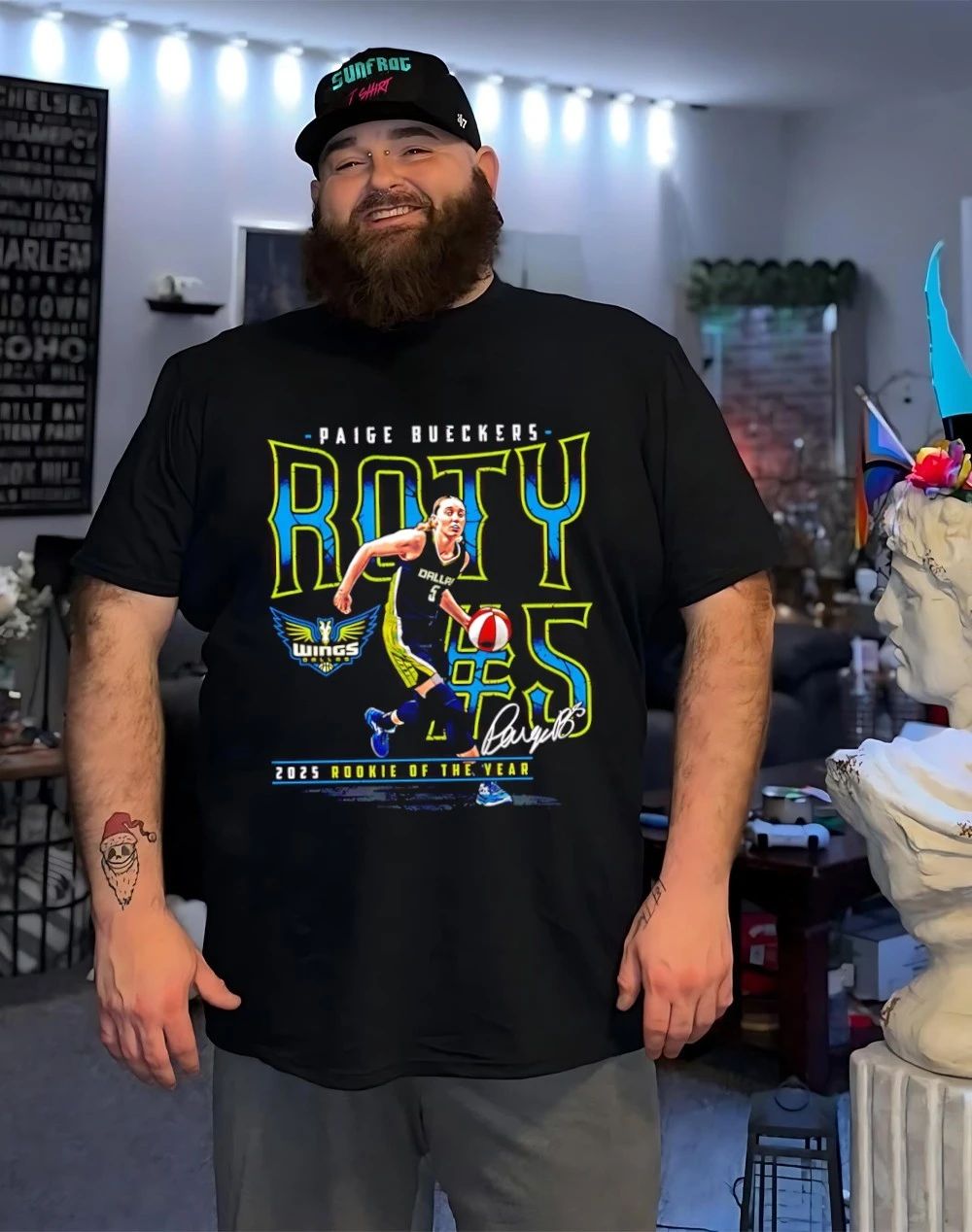 Paige Bueckers Dallas Wings 2025 Rookie Of The Year shirt