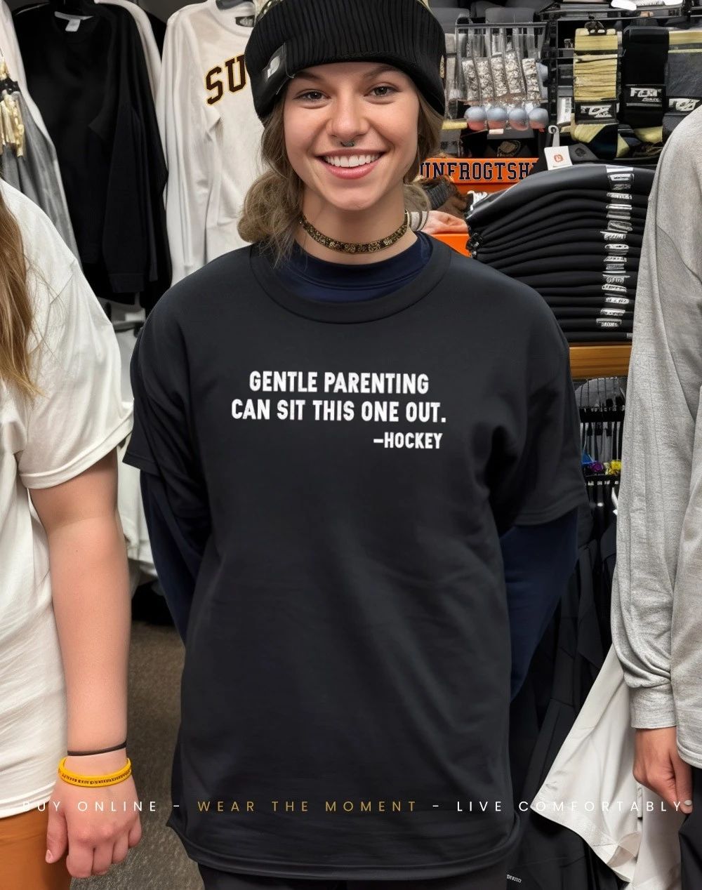 Gentle parenting can sit this one out shirt