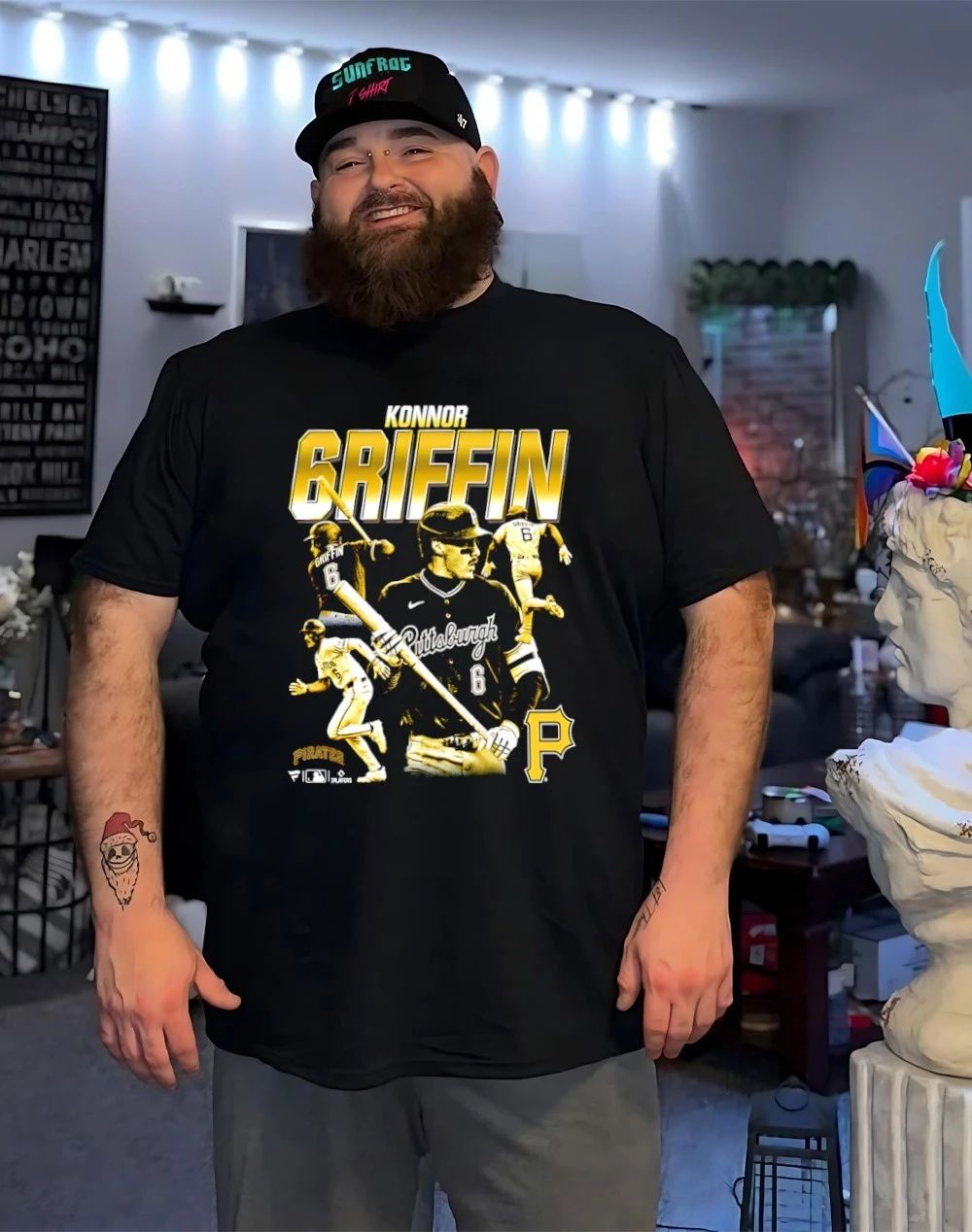 Pittsburgh Pirates Konnor Griffin player collage 2026 graphic shirt