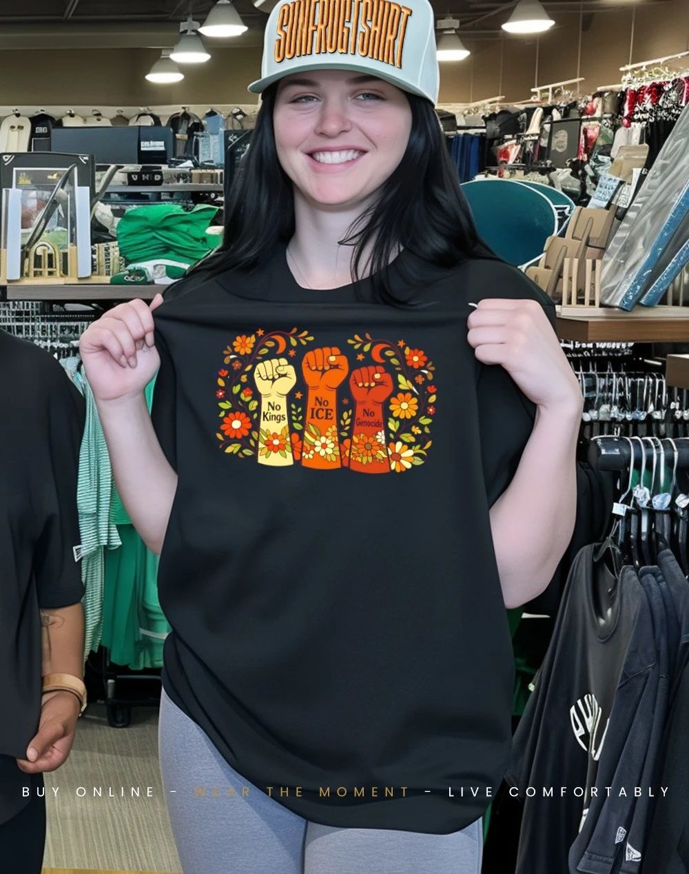 No kings No ice No genocide 2026 hand shirt