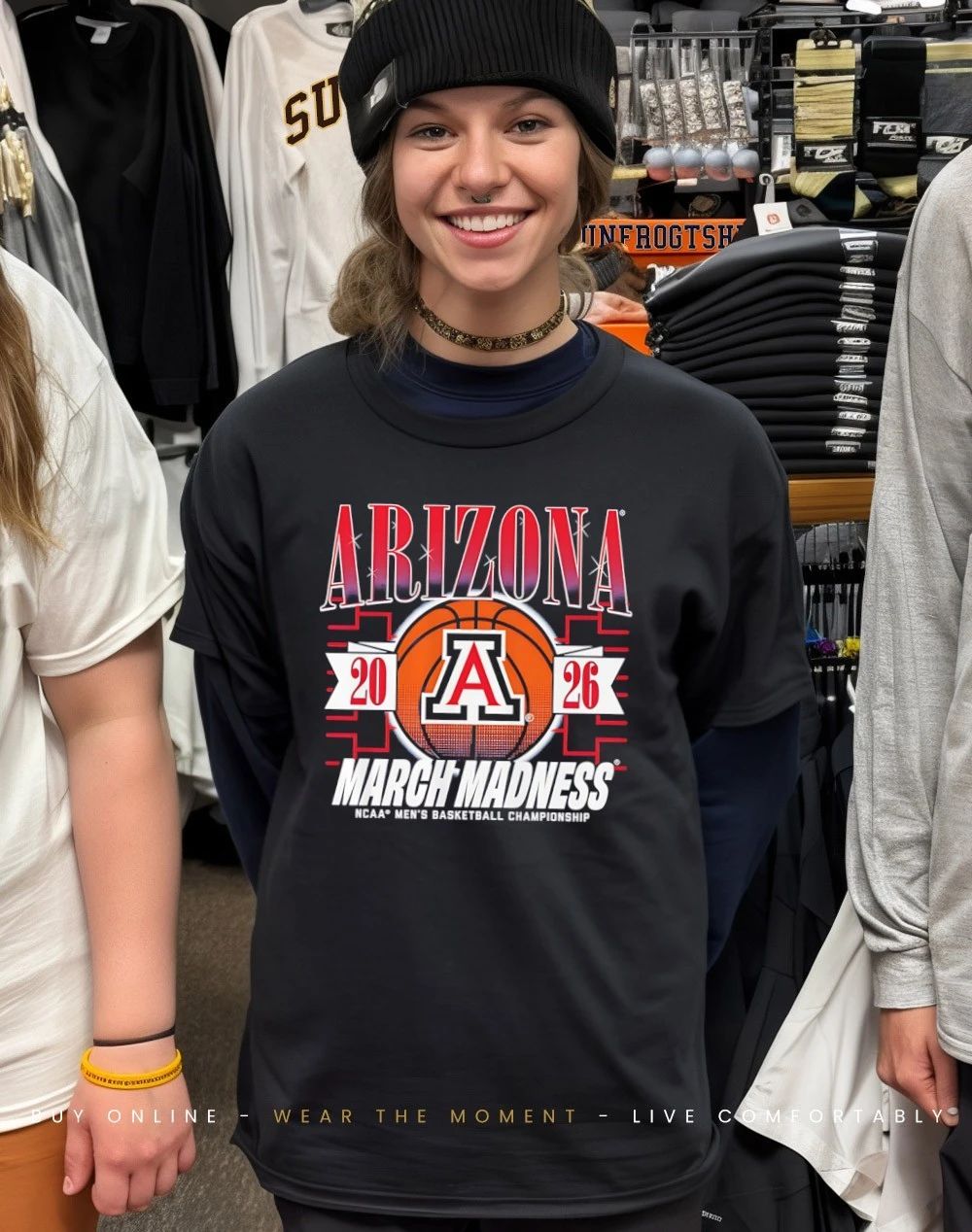 Arizona Wildcats MBB 2026 March Madness logo shirt