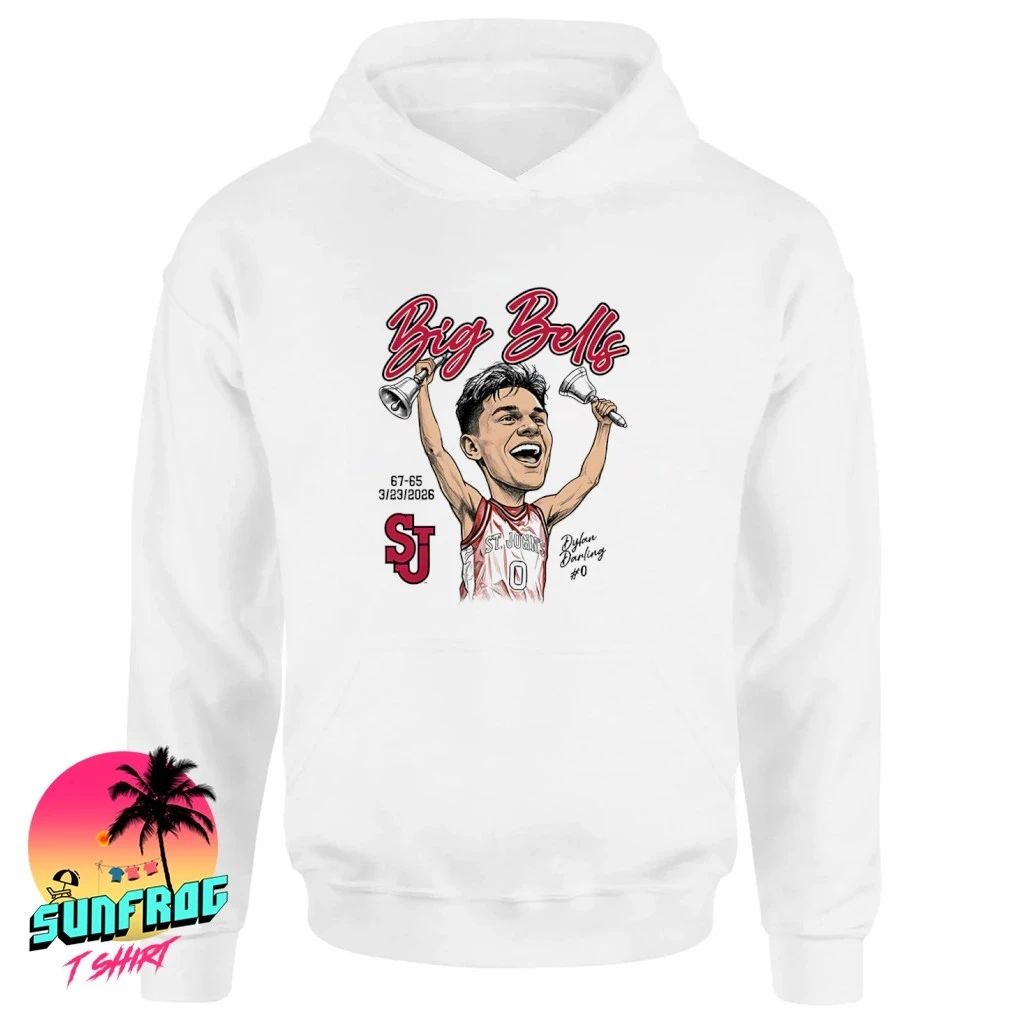Dylan Darling St. John’s Red Storm Big Bells caricature shirt