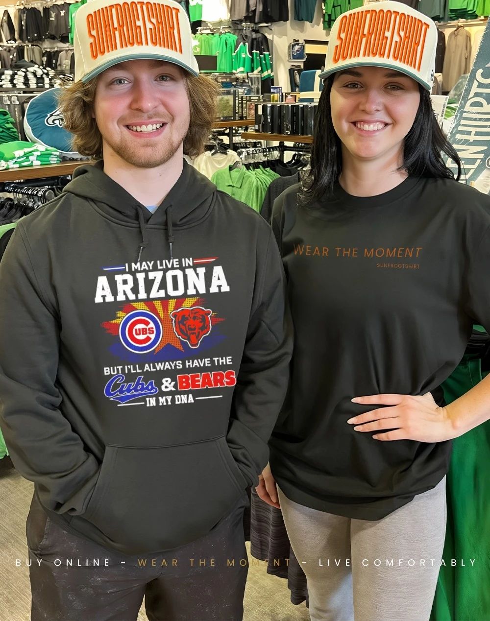 I may live in Arizona but I’ll always have the Cubs and Bears in my DNA shirt