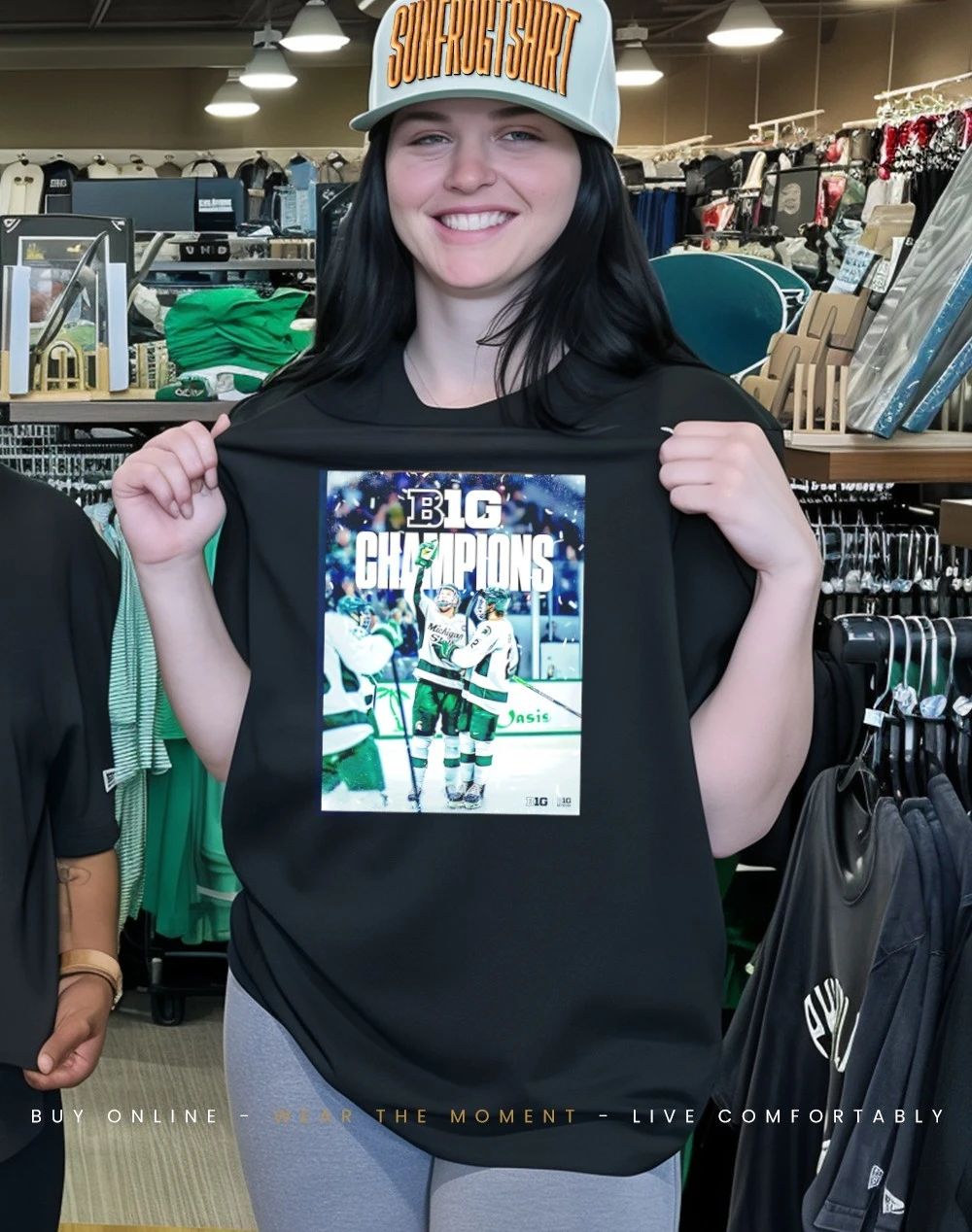 Michigan State Spartans Ice Hockey 2026 B1G Men’s Hockey Regular Season Champs Back To Back shirt