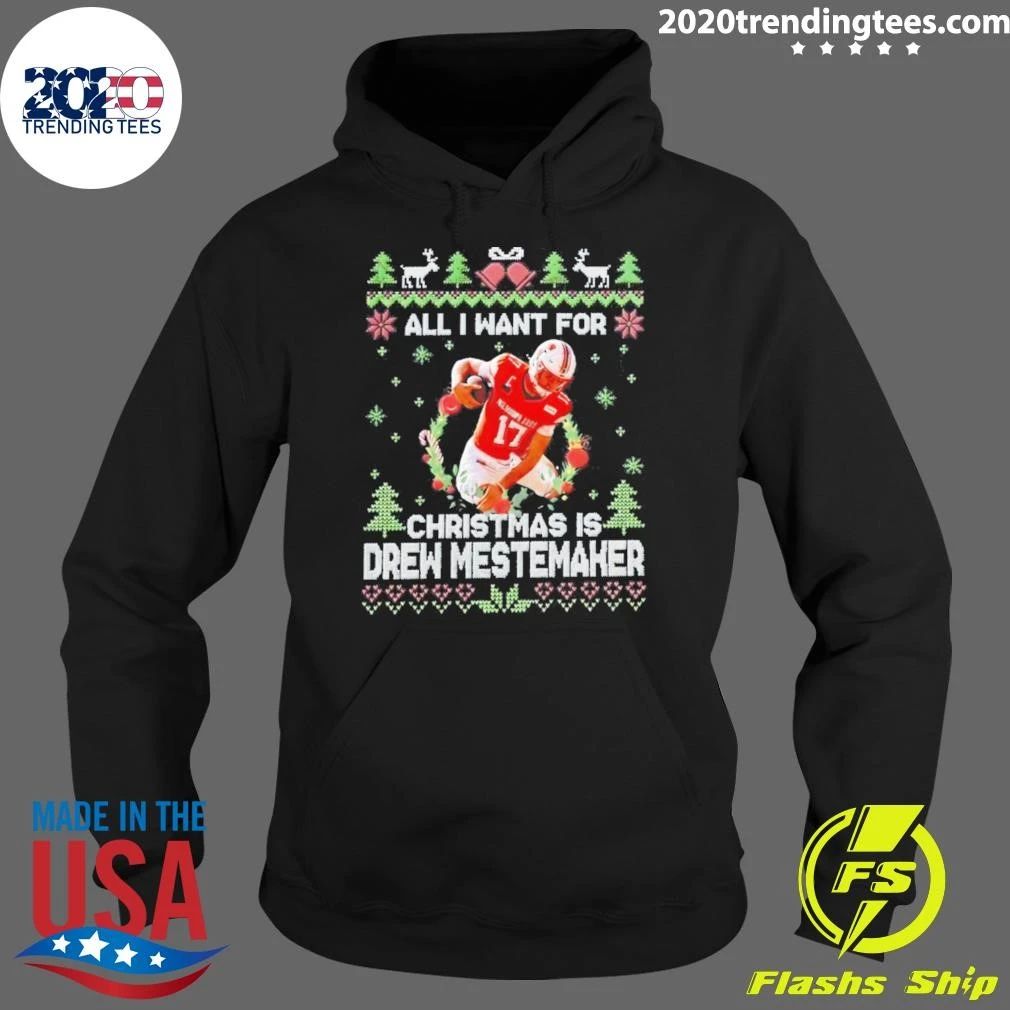 All I Want For Christmas Is Drew Mestemaker Oklahoma State Cowboys Football 2026 Shirt
