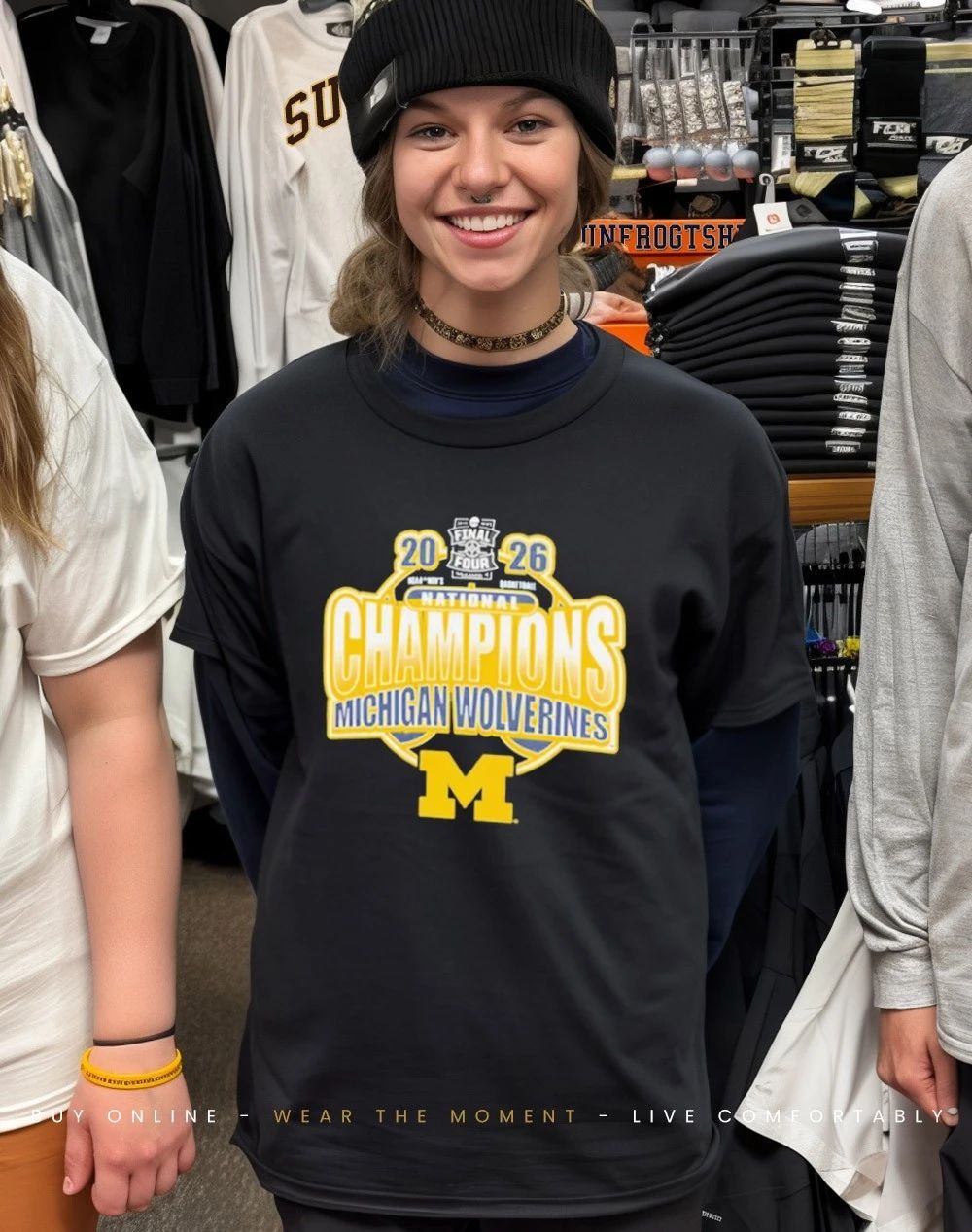 Michigan Wolverines 2026 Men’s Basketball National Champions logo shirt