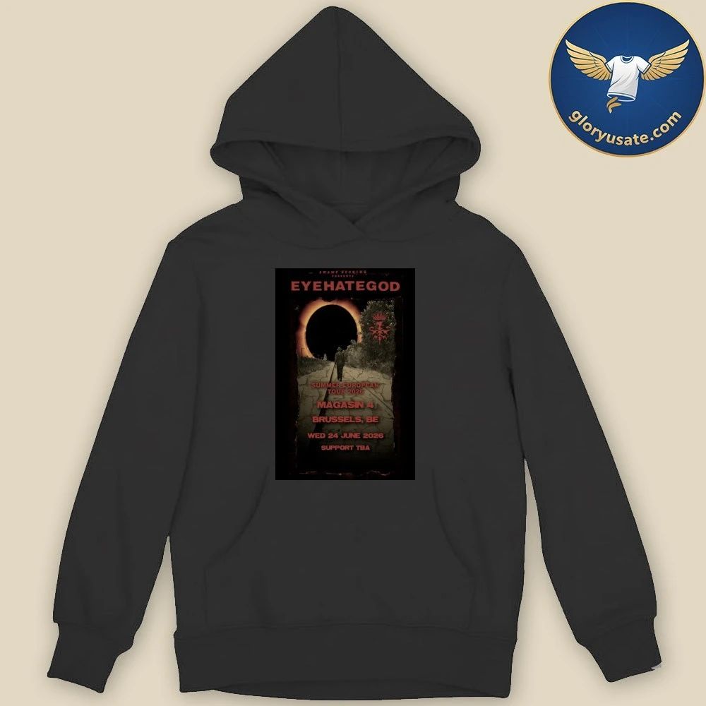 Eyehategod June 24 2026 Magasin 4 Bruxelles BE Poster Shirt