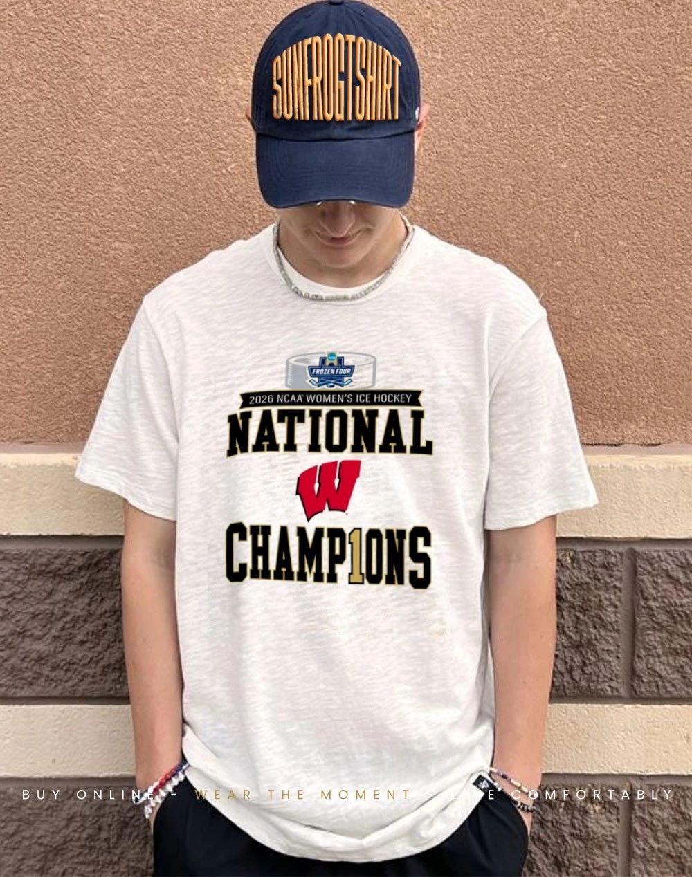 Wisconsin Badgers 2026 NCAA Frozen Four Women’s Ice Hockey National Champions Locker Room shirt