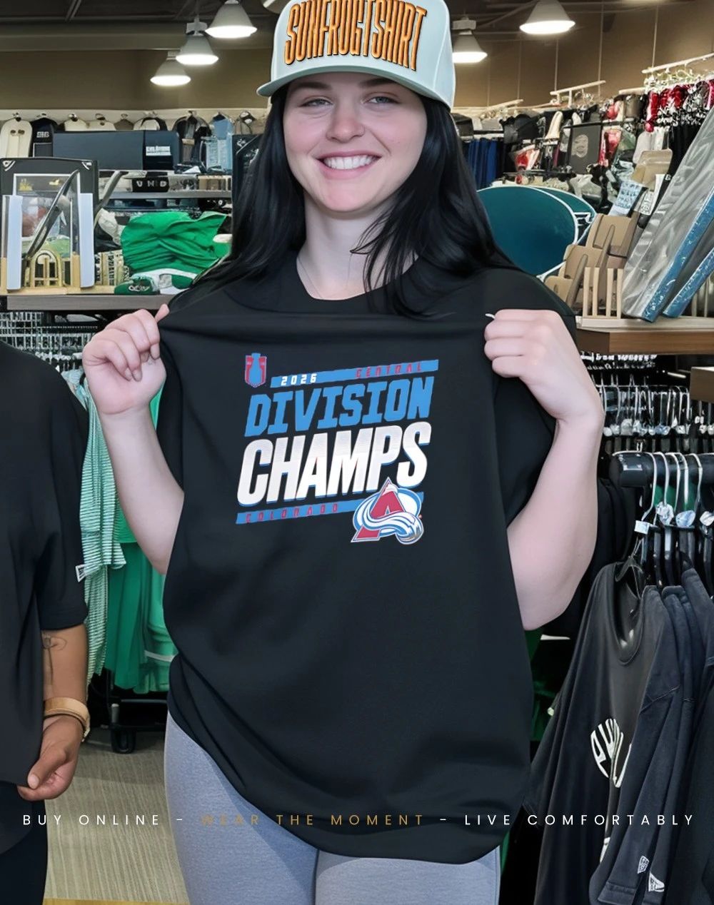Colorado Avalanche 2026 Central Division Champions shirt