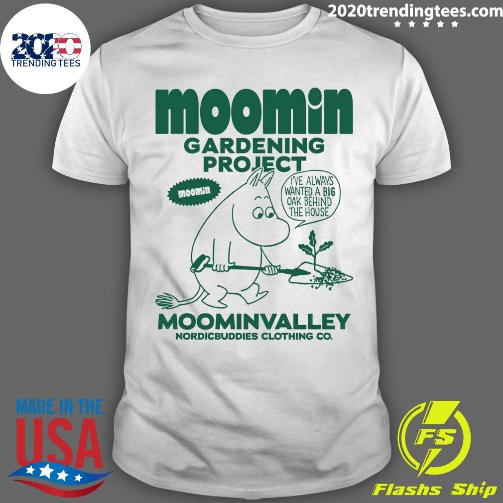 Moomin Gardening Project Moominvalley Nordicbuddies Clothing Co Shirt