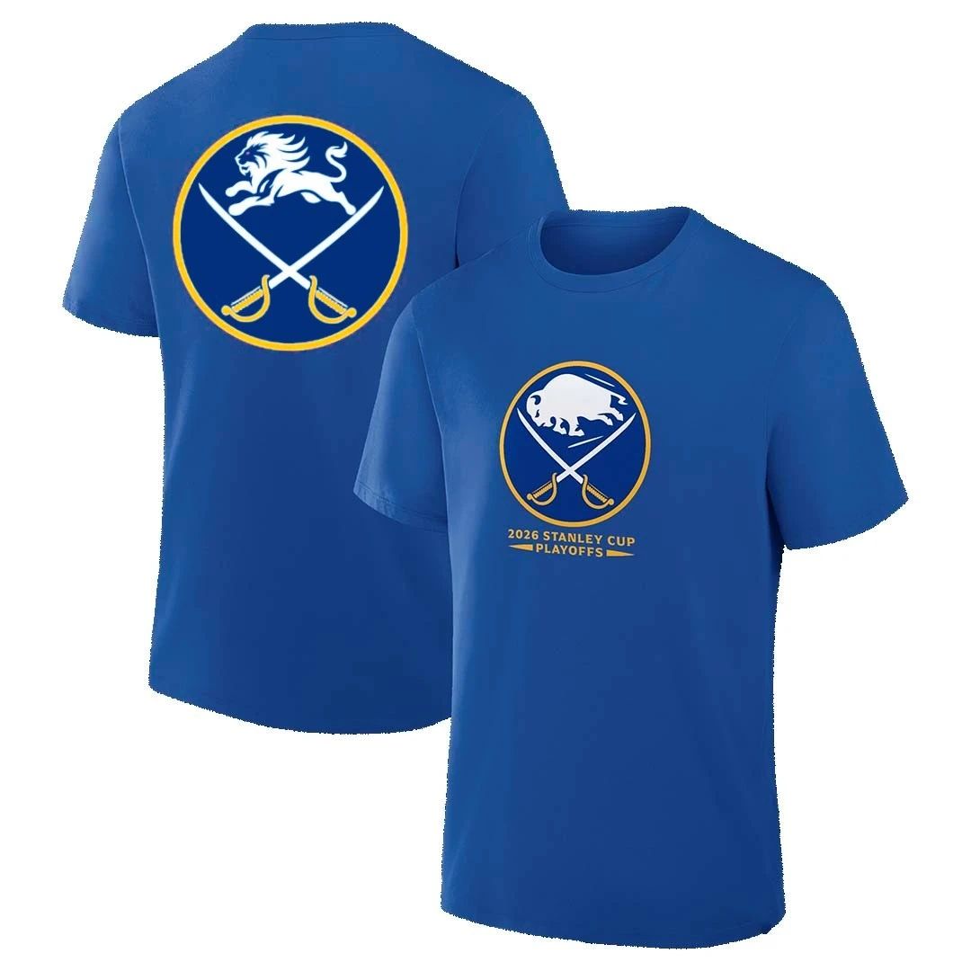 Buffalo Sabres Alex Lyon the logo front and back shirt