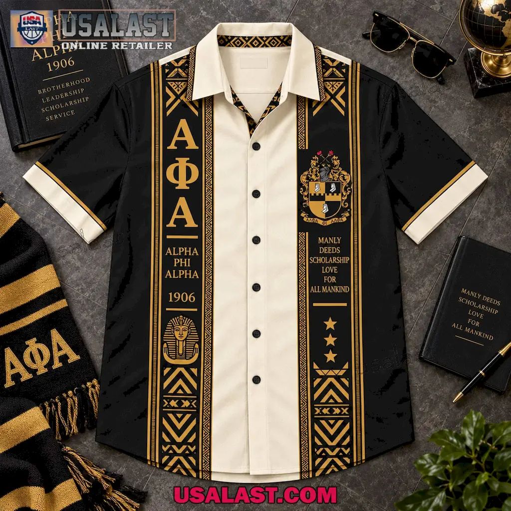 Alpha Phi Alpha 1906 Manly Deeds Premium Hawaiian Shirt