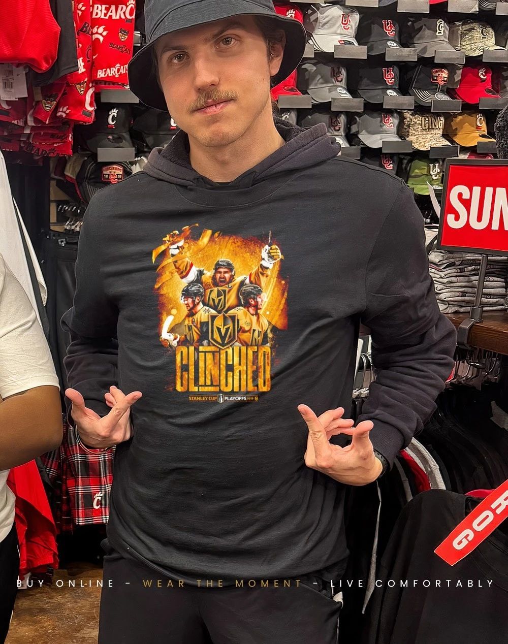 Vegas Golden Knights Clinched Stanley Cup Playoffs 2026 graphic shirt