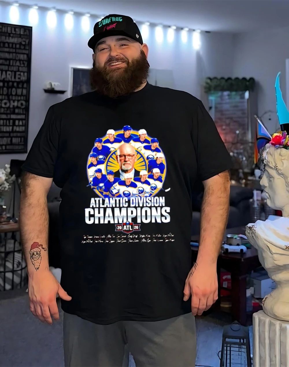 Buffalo Sabres 2026 Atlantic Division Champions all team shirt