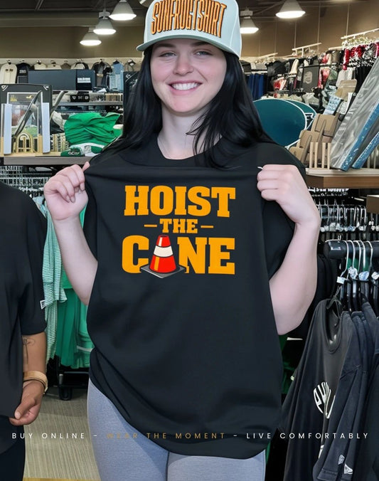 Hoist The Cone Hoist Traffic Cone Pittsburgh Pirates Sports Fan Baseball shirt