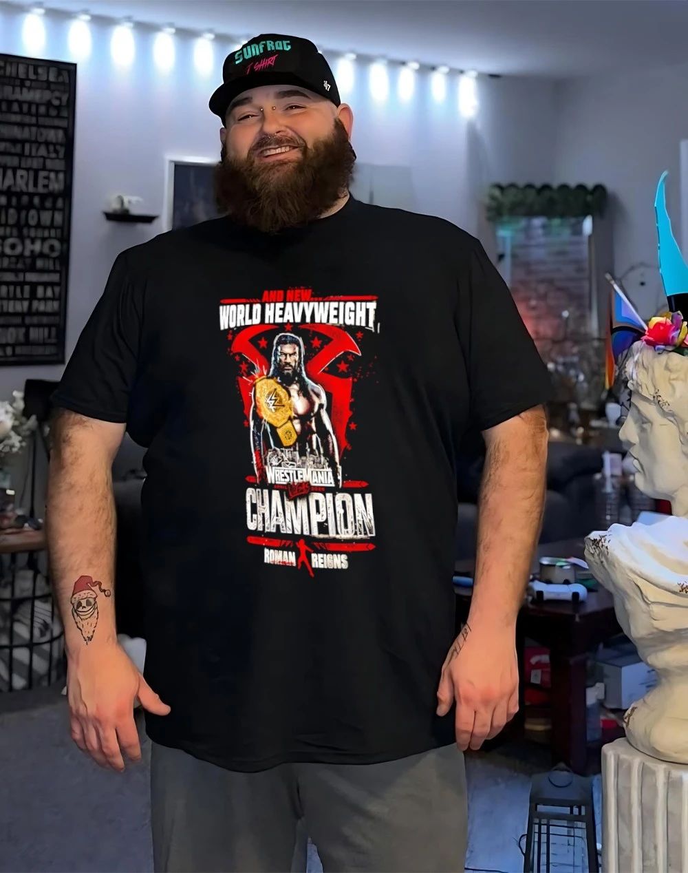 Roman Reigns WrestleMania 42 Winner and new World Heavyweight shirt
