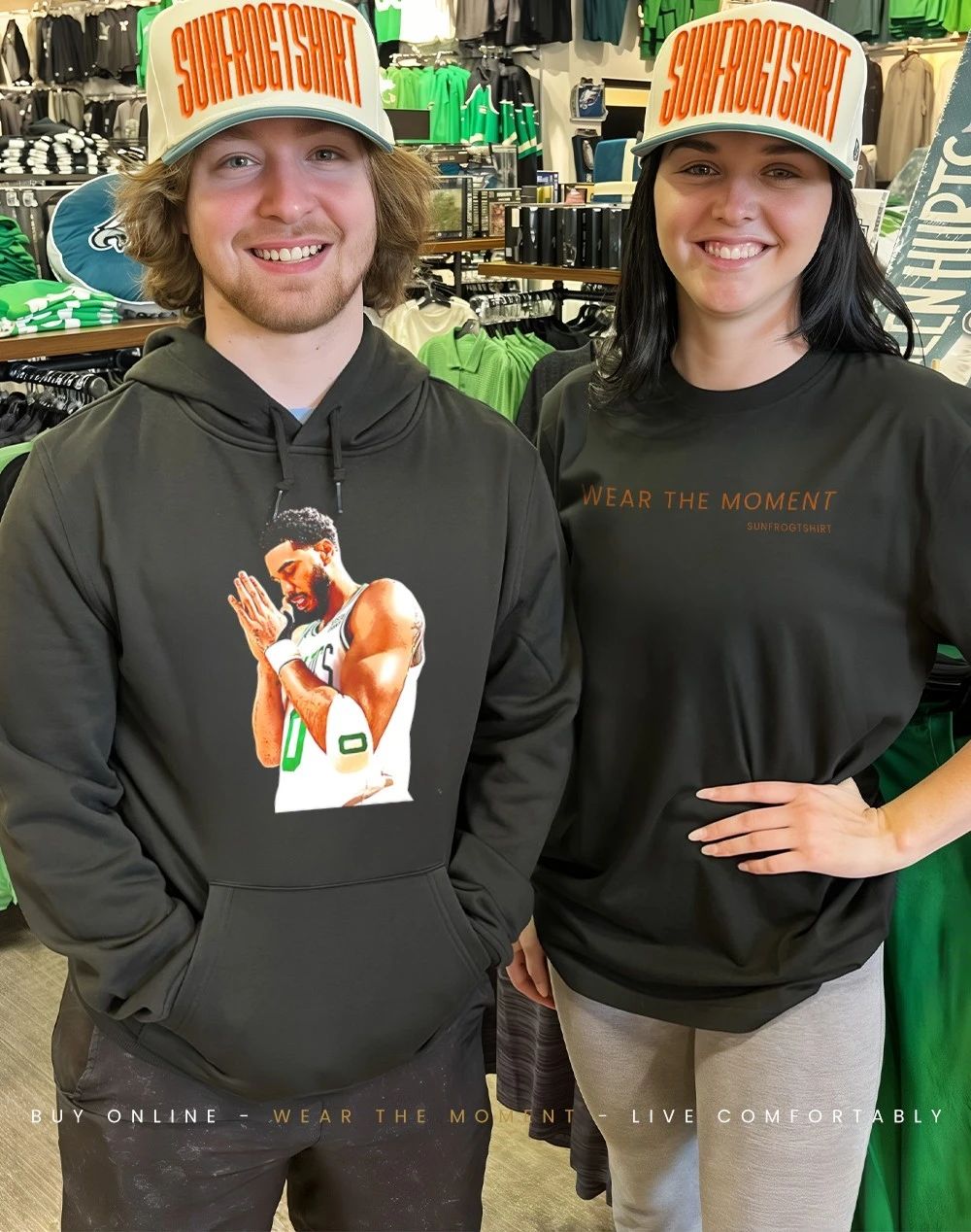 Jayson Tatum Boston Celtics pray graphic shirt