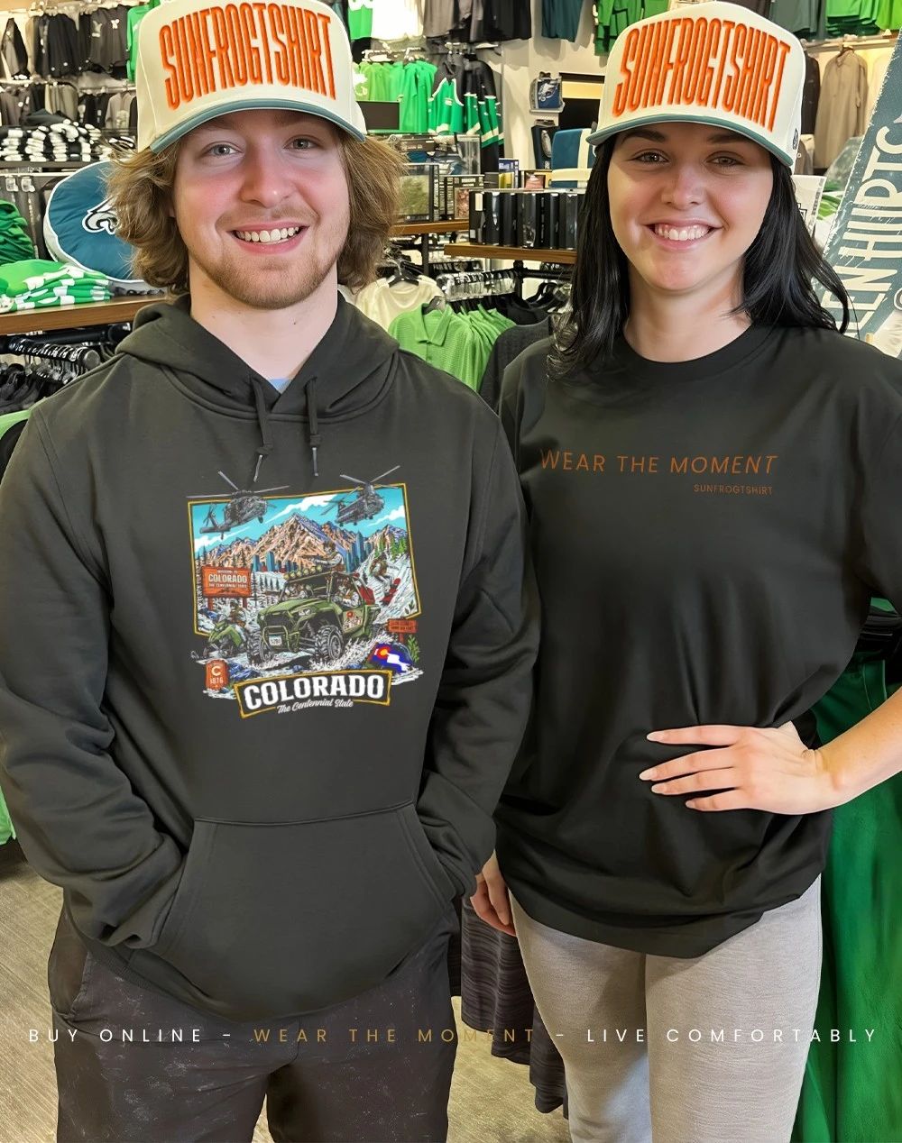 Colorado The Centennial State War graphic shirt