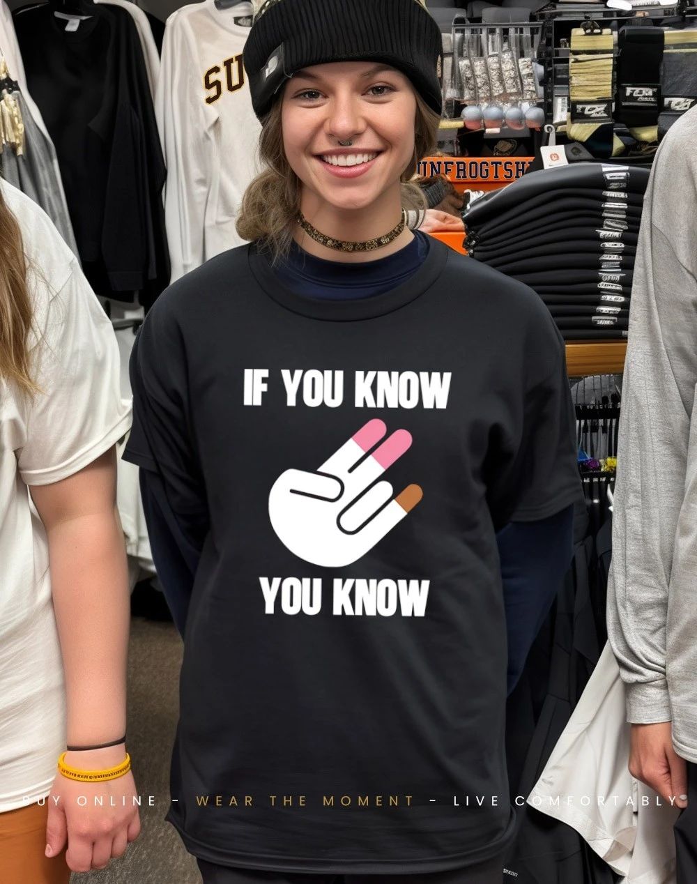 If you know you know hand shirt