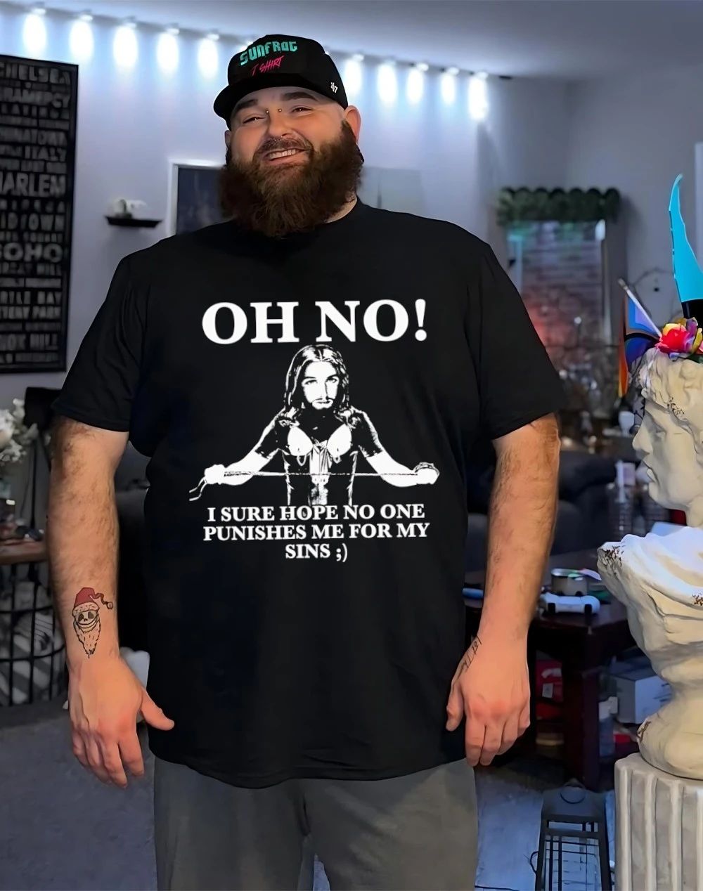 I sure hope no one punishes me for my sins Jesus shirt