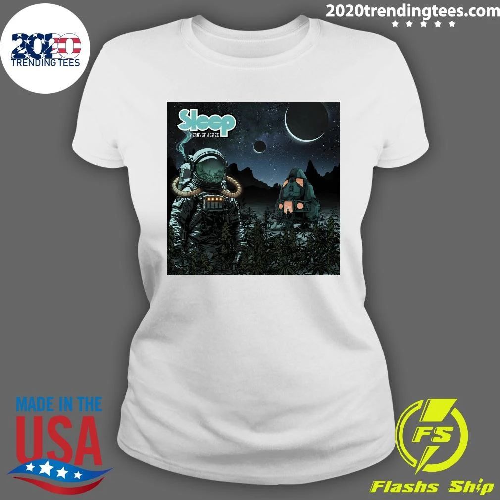 Sleep Hempispheres Album Artwork Space Doom Metal Stoner Band Tee Shirt