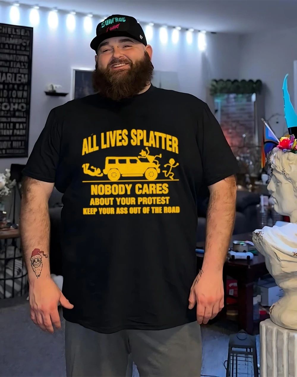 All lives splatter nobody cares about your protest keep your out of the road classic shirt