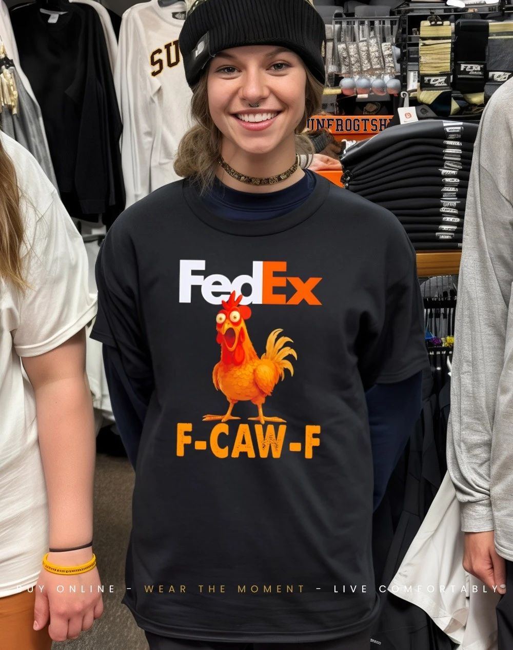 FedEx F-CAW-F Chicken funny shirt