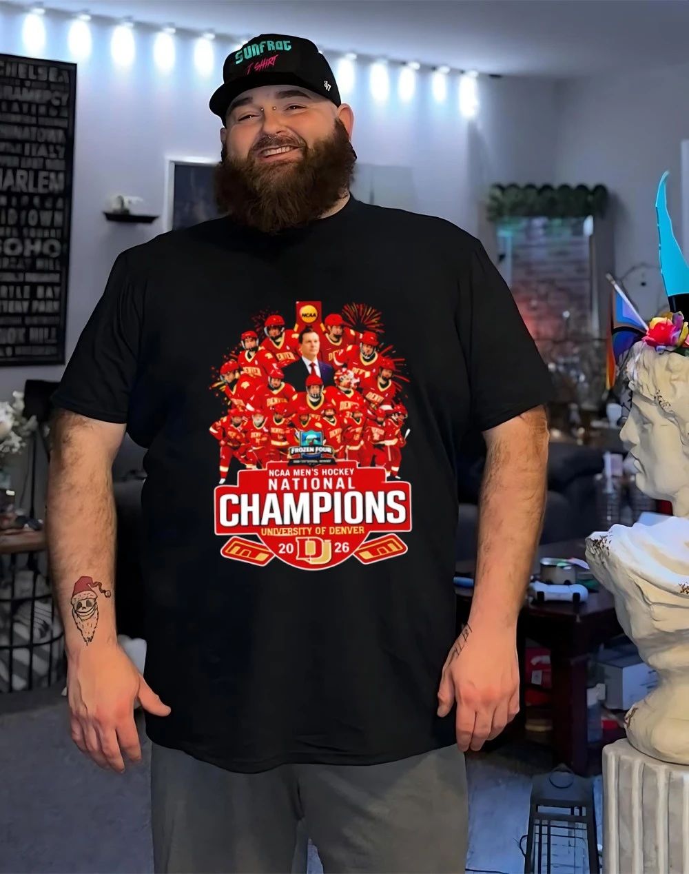 Denver Pioneers Men’s Ice Hockey 10X National Champions all team shirt
